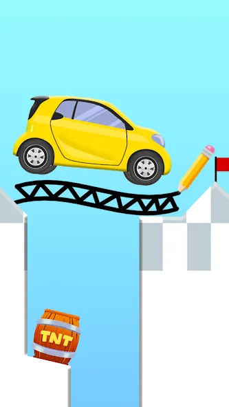 Draw 2 Bridge: Draw Save Car (Дроу 2 Бридж) [МОД: Деньги, Монеты и Меню MOD] Screenshot 3