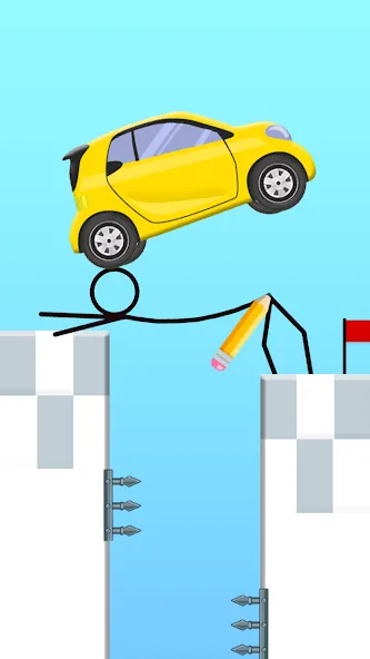 Draw 2 Bridge: Draw Save Car (Дроу 2 Бридж) [МОД: Деньги, Монеты и Меню MOD] Screenshot 4