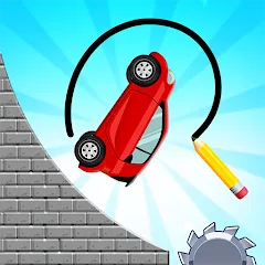 Скачать Draw 2 Bridge: Draw Save Car (Дроу 2 Бридж) [МОД: Деньги, Монеты и Меню MOD] | Взлом Draw 2 Bridge: Draw Save Car на Андроид