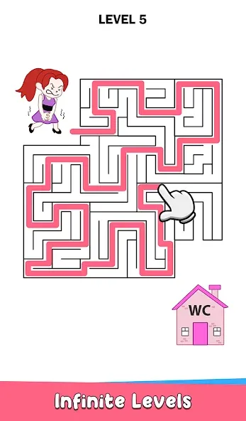 Toilet Rush Race: Draw Puzzle (Туалетная гонкаприпас) [МОД: Деньги, Монеты и Меню MOD] Screenshot 5