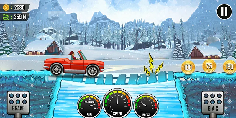 Racing the Hill [МОД: Деньги, Монеты и Меню MOD] Screenshot 2
