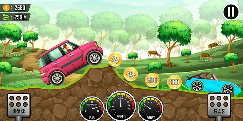 Racing the Hill [МОД: Деньги, Монеты и Меню MOD] Screenshot 3