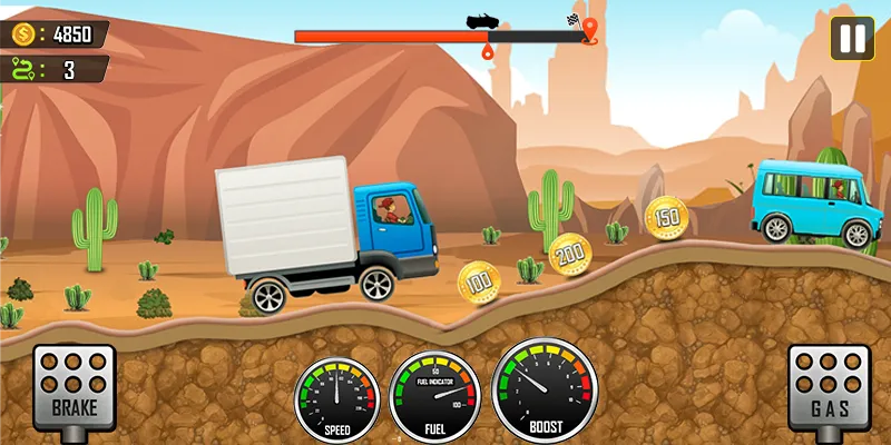 Racing the Hill [МОД: Деньги, Монеты и Меню MOD] Screenshot 4
