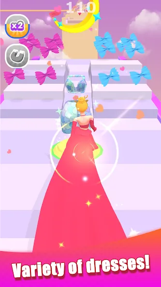 Dancing Dress - Fashion Girl (Дансинг Дресс) [МОД: Меню, Бесконечные монеты и Открытые уровни] Screenshot 5
