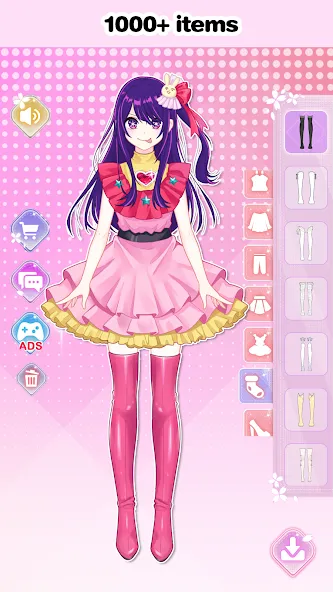 Vlinder Princess Dress up game [МОД: Много денег, Монет и Все открыто] Screenshot 3