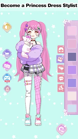Vlinder Princess Dress up game [МОД: Много денег, Монет и Все открыто] Screenshot 4