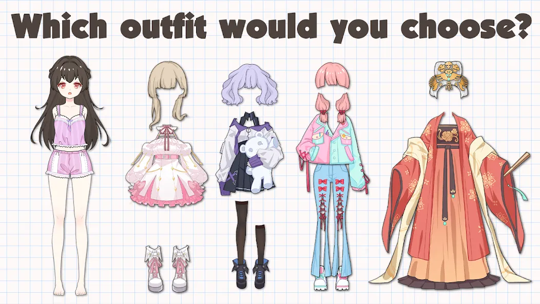 Vlinder Princess Dress up game [МОД: Много денег, Монет и Все открыто] Screenshot 5
