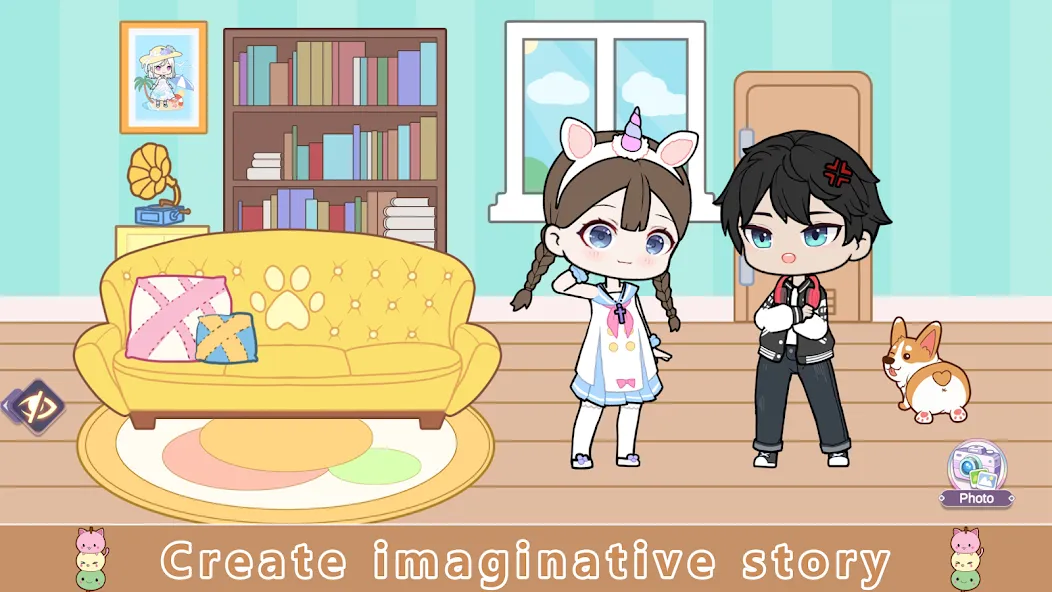 YOYO Doll Anime Dress Up Game (ЙОЙО) [МОД: Деньги, Монеты и Меню MOD] Screenshot 3