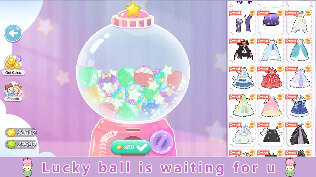 YOYO Doll Anime Dress Up Game (ЙОЙО) [МОД: Деньги, Монеты и Меню MOD] Screenshot 5