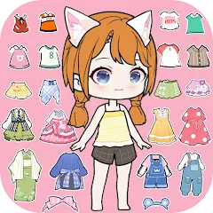 Скачать YOYO Doll Anime Dress Up Game (ЙОЙО) [МОД: Деньги, Монеты и Меню MOD] | Взлом YOYO Doll Anime Dress Up Game на Андроид
