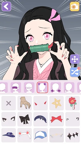Vlinder Avatar Maker: dress up [МОД: Деньги, Монеты и Меню MOD] Screenshot 3