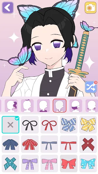 Vlinder Avatar Maker: dress up [МОД: Деньги, Монеты и Меню MOD] Screenshot 4
