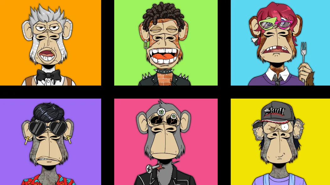 Bored Ape Creator - NFT Art (Боред Эйп Криэйтор) [МОД: Много монет, Открытые уровни и Мега MOD] Screenshot 4