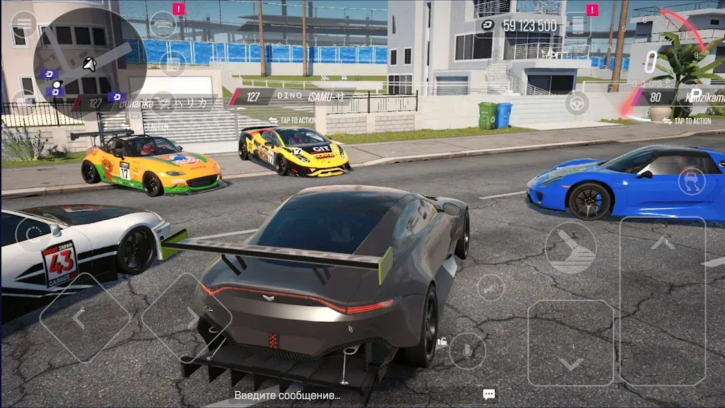 Drive Zone Online: Car Game (Драйв Зон Онлайн) [МОД: Много монет, Открытые уровни и Мега MOD] Screenshot 1