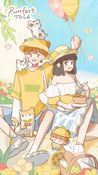 Purrfect Tale (Прфект Тэйл) [МОД: Бесконечные деньги, Монеты и Мега MOD] Screenshot 1