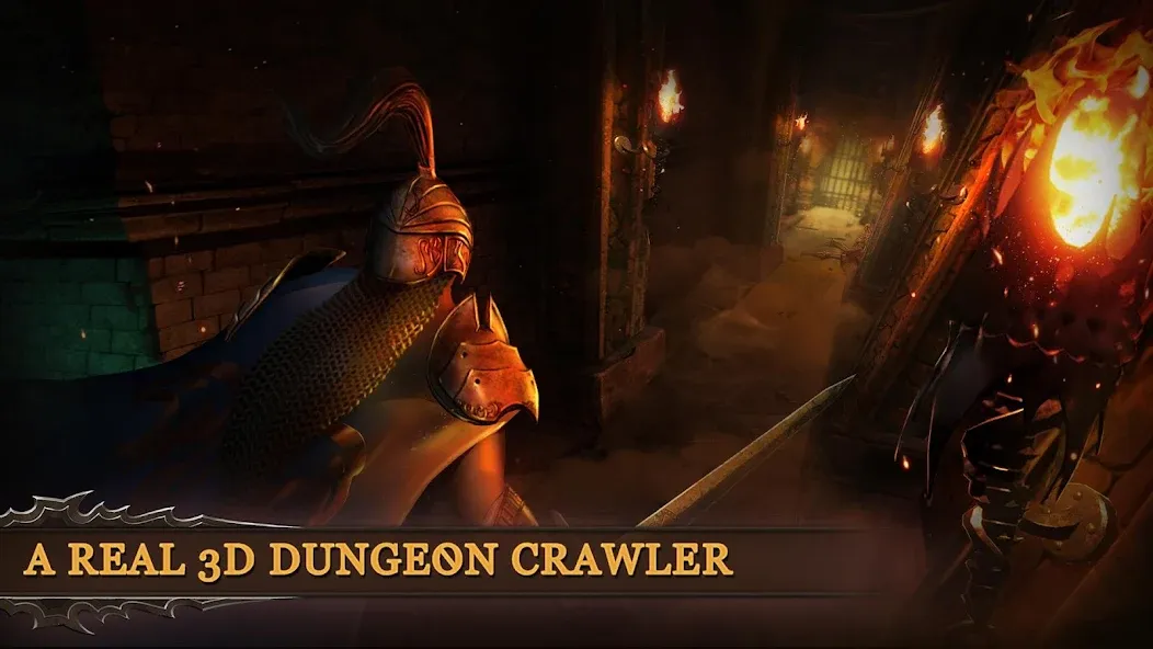 Dungeon & Heroes: 3D RPG [МОД: Много монет, Открытые уровни и Мега MOD] Screenshot 1