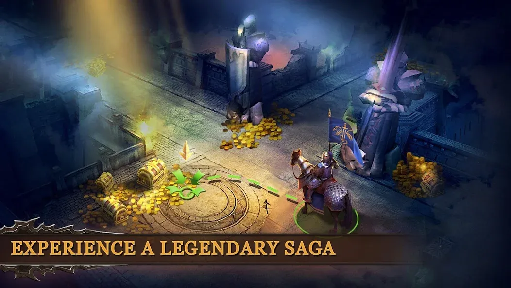 Dungeon & Heroes: 3D RPG [МОД: Много монет, Открытые уровни и Мега MOD] Screenshot 2