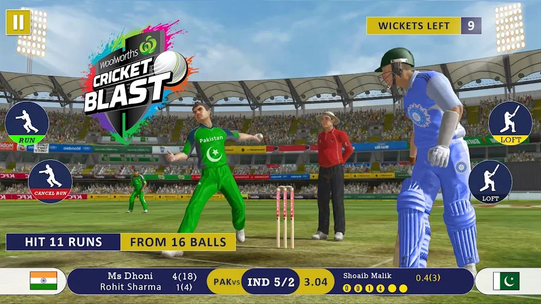 World Cricket Games Offline [МОД: Деньги, Монеты и Меню MOD] Screenshot 2