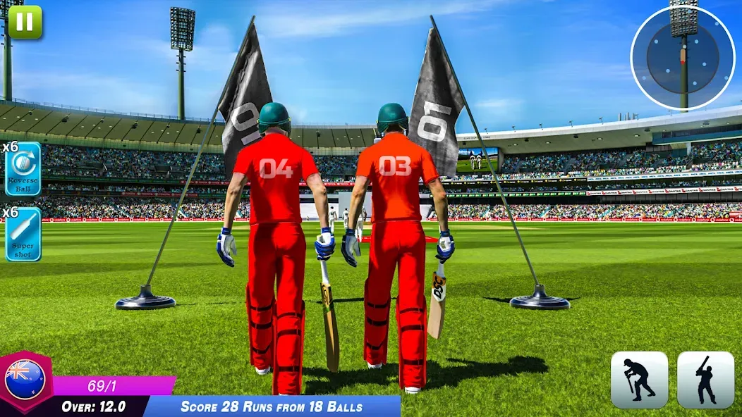 World Cricket Games Offline [МОД: Деньги, Монеты и Меню MOD] Screenshot 5