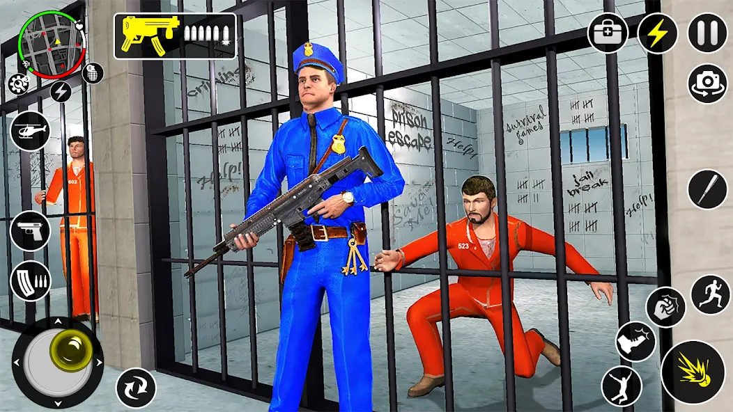 Grand Jailbreak Prison Escape (Гранд Побег из тюрьмы) [МОД: Много денег, Монет и Все открыто] Screenshot 5