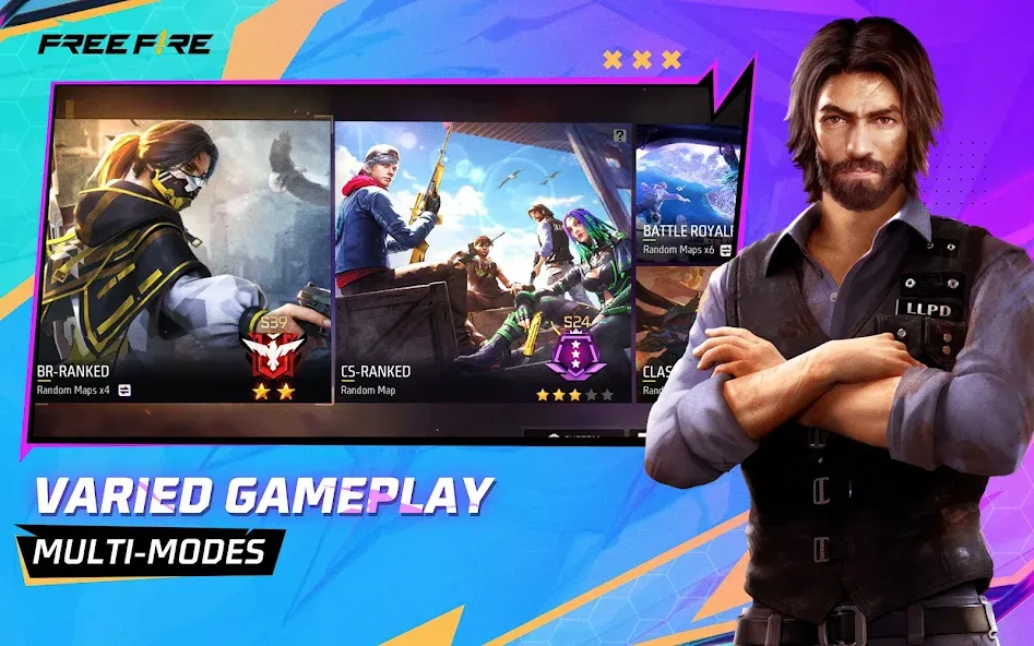 Free Fire (Фри Файер) [МОД: Много монет, Открытые уровни и Мега MOD] Screenshot 4