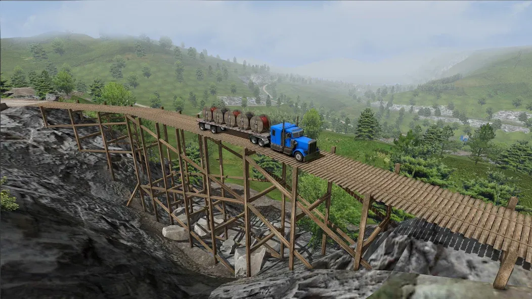 Universal Truck Simulator (Юниверсал Трак Симулятор) [МОД: Много монет, Открытые уровни и Мега MOD] Screenshot 1