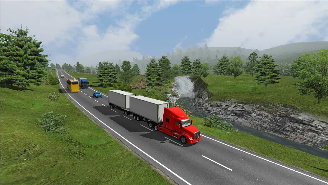 Universal Truck Simulator (Юниверсал Трак Симулятор) [МОД: Много монет, Открытые уровни и Мега MOD] Screenshot 3
