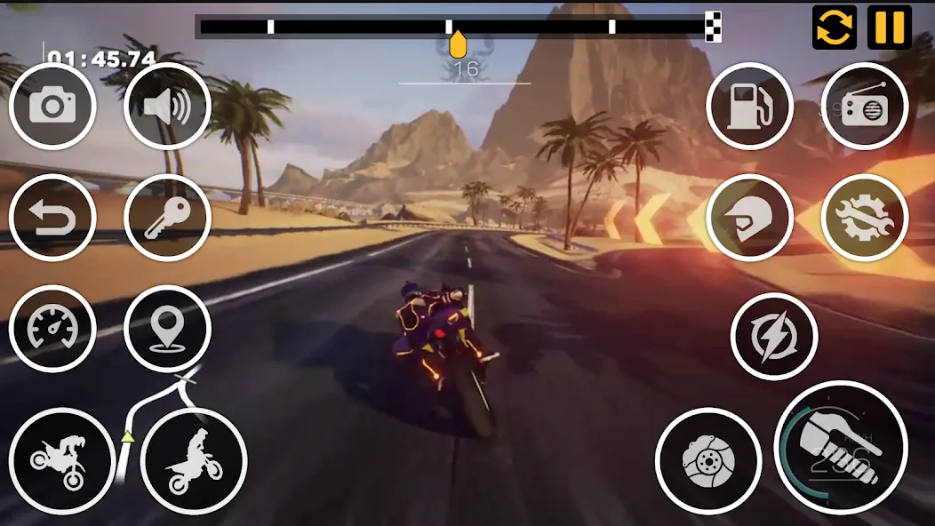 Bike Race Master: Bike Racing (Байк Рейс Мастер) [МОД: Меню, Бесконечные монеты и Открытые уровни] Screenshot 4
