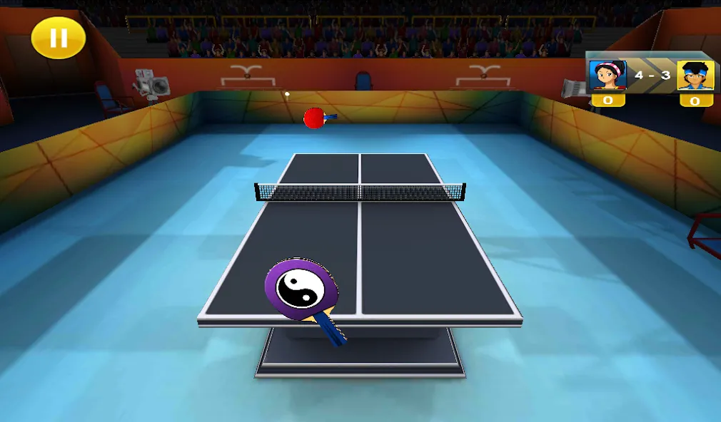 Ping Pong Stars - Table Tennis (Пингпонг Старс) [МОД: Меню, Бесконечные монеты и Открытые уровни] Screenshot 1