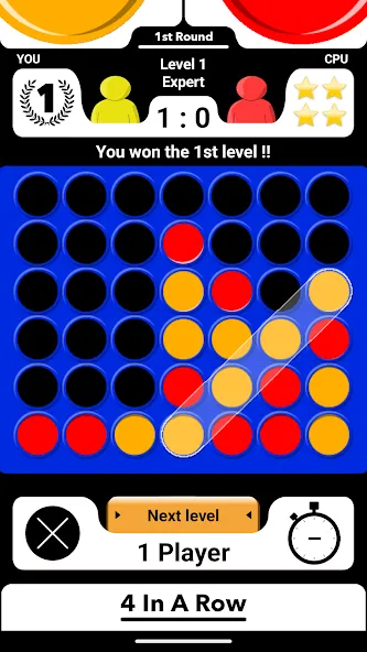 4 In A Row Board Game [МОД: Деньги, Монеты и Меню MOD] Screenshot 2
