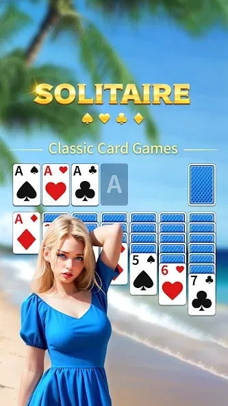 Solitaire Classic:Card Game (Солитер Классик) [МОД: Бесконечные деньги, Монеты и Мега MOD] Screenshot 1