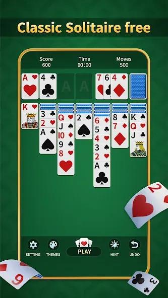 Solitaire Classic:Card Game (Солитер Классик) [МОД: Бесконечные деньги, Монеты и Мега MOD] Screenshot 5