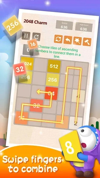 Number Charm: Slide Puzzle (Две тысячи сорок восемь) [МОД: Все открыто, Дополнительные деньги и Меню MOD] Screenshot 2