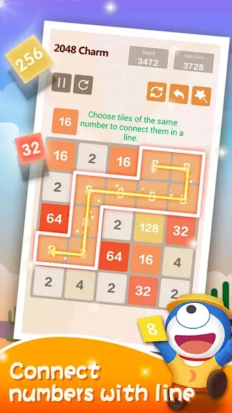 Number Charm: Slide Puzzle (Две тысячи сорок восемь) [МОД: Все открыто, Дополнительные деньги и Меню MOD] Screenshot 3
