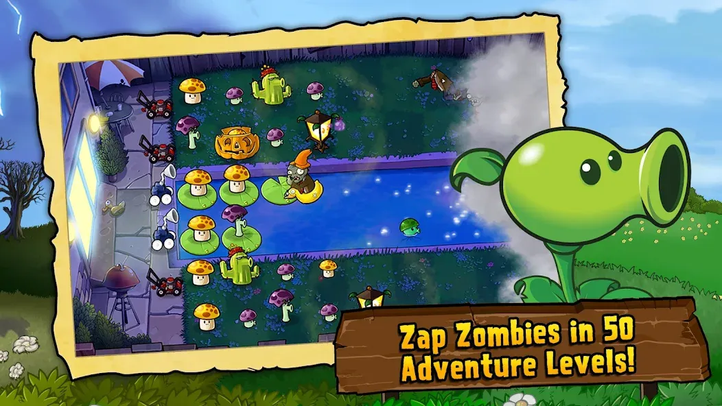 Plants vs. Zombies™ [МОД: Все открыто, Дополнительные деньги и Меню MOD] Screenshot 1