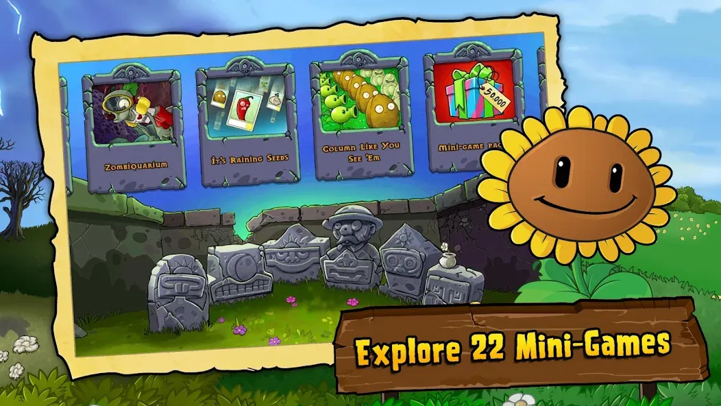 Plants vs. Zombies™ [МОД: Все открыто, Дополнительные деньги и Меню MOD] Screenshot 4