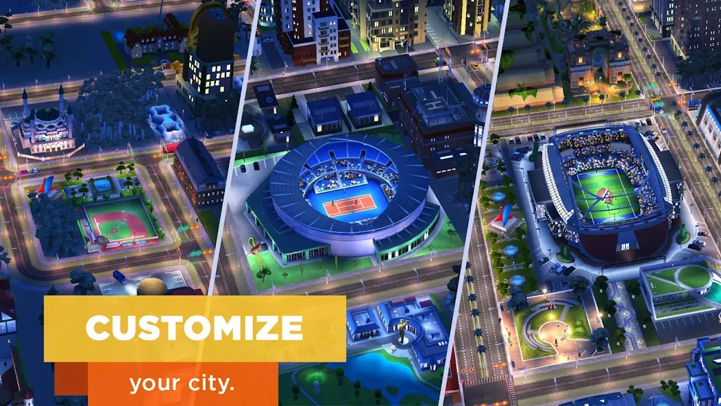 SimCity BuildIt (СимСити БилдИт) [МОД: Бесконечные деньги, Монеты и Мега MOD] Screenshot 1