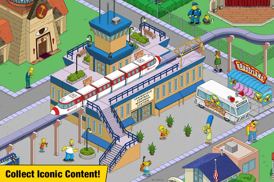 The Simpsons™:  Tapped Out (Зе Симпсонс) [МОД: Меню, Бесконечные монеты и Открытые уровни] Screenshot 3