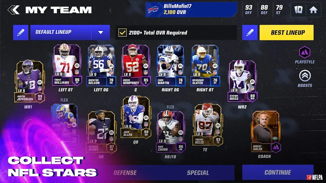 Madden NFL 24 Mobile Football (Мэдден НФЛ 23 Мобильный Футбол) [МОД: Много монет, Открытые уровни и Мега MOD] Screenshot 3