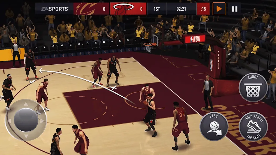 NBA Live Asia (НБА Лайв) [МОД: Деньги, Монеты и Меню MOD] Screenshot 1