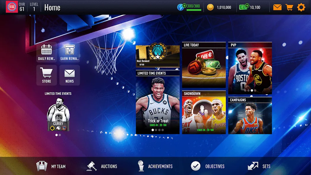 NBA Live Asia (НБА Лайв) [МОД: Деньги, Монеты и Меню MOD] Screenshot 3