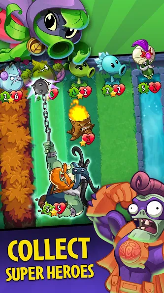 Plants vs. Zombies™ Heroes [МОД: Деньги, Монеты и Меню MOD] Screenshot 1