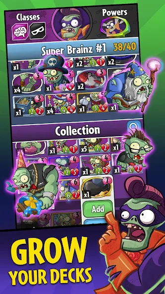 Plants vs. Zombies™ Heroes [МОД: Деньги, Монеты и Меню MOD] Screenshot 2
