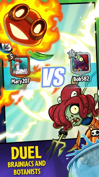 Plants vs. Zombies™ Heroes [МОД: Деньги, Монеты и Меню MOD] Screenshot 3