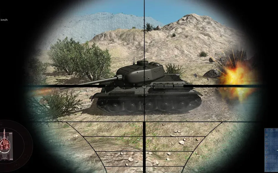 Real Tank Battle : War Machine (Реальное танковое сражение) [МОД: Деньги, Монеты и Меню MOD] Screenshot 2
