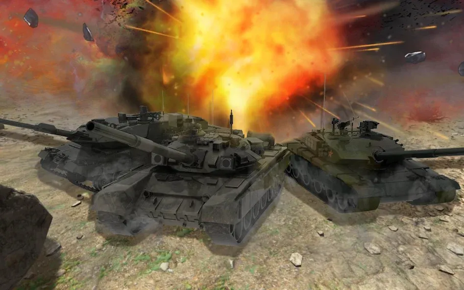 Real Tank Battle : War Machine (Реальное танковое сражение) [МОД: Деньги, Монеты и Меню MOD] Screenshot 4