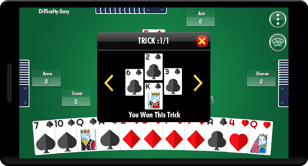 Hearts - Card Game (Хартс) [МОД: Деньги, Монеты и Меню MOD] Screenshot 5