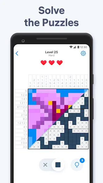 Nonogram.com - Picture Cross [МОД: Все открыто, Дополнительные деньги и Меню MOD] Screenshot 1