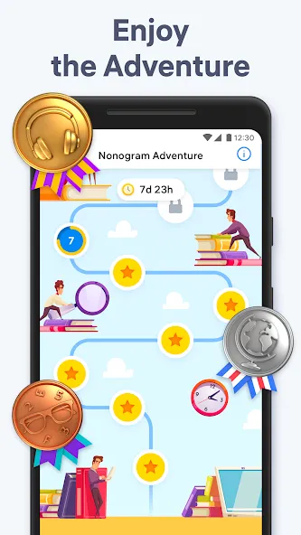 Nonogram.com - Picture Cross [МОД: Все открыто, Дополнительные деньги и Меню MOD] Screenshot 5