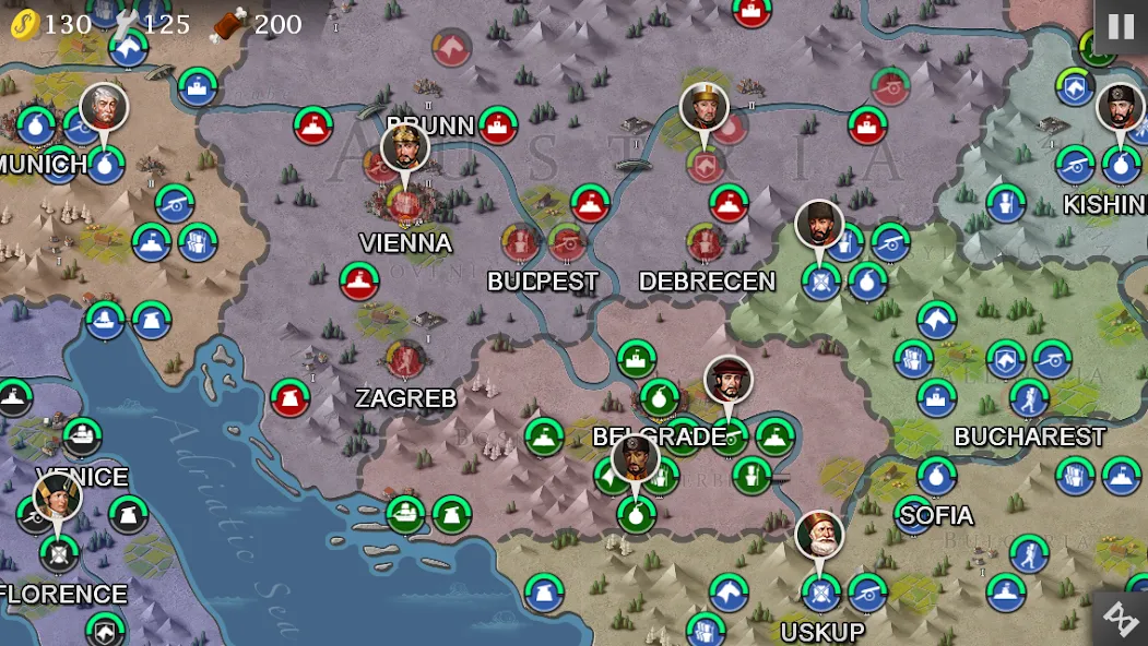 European War 4 : Napoleon (Европейская война 4) [МОД: Много монет, Открытые уровни и Мега MOD] Screenshot 5